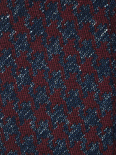 Assisi Burgundy Silk/Wool 3-Fold Tie